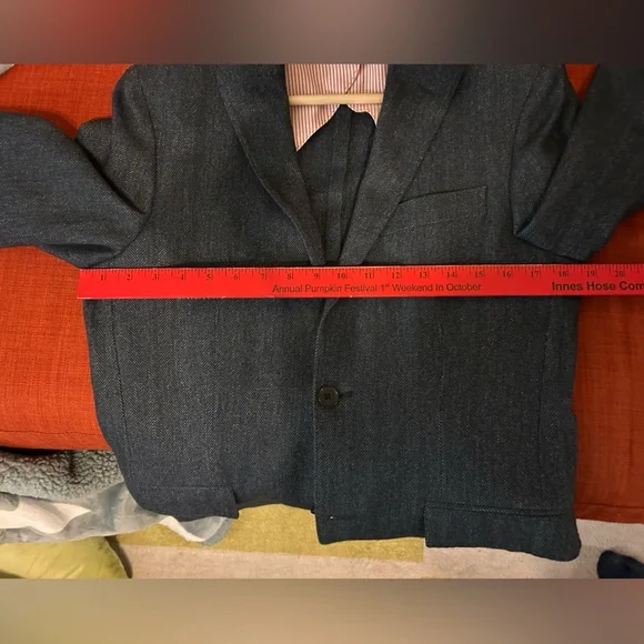 Brooks Brothers herringbone blazer jacket - Picture 3 of 9